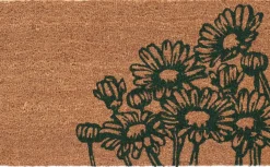 Paillasson en fibres de coco Fleurs