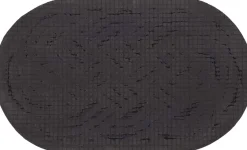 Paillasson en fibres de coco tissé et caoutchouc