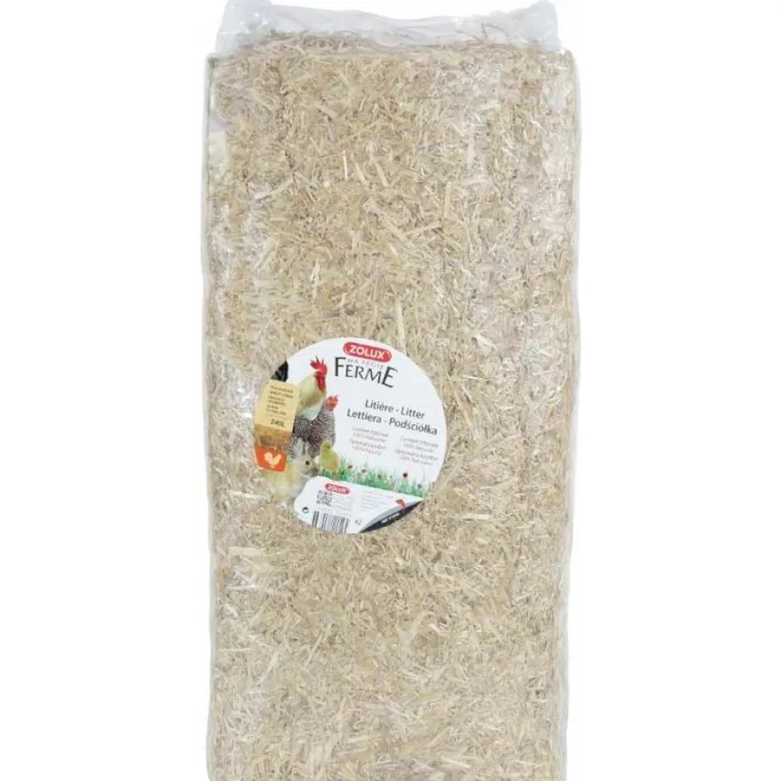 Paille naturelle pour litière 240 litres (Unitaire )