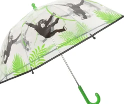 Parapluie transparent singe pour enfant