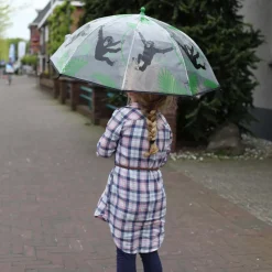 Parapluie transparent singe pour enfant