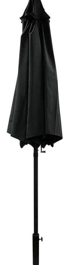 Parasol droit rond Eko 2.5 m (Gris anthracite)