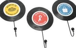Patères vinyle en métal (Lot de 3)