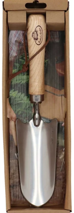 Pelle plantoir en acier inoxydable et bois de frêne