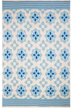 Plaid coton Ellesmere 130 x 180 cm (Bleu)