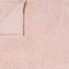 Plaid embossé en polyester 140 x 200 cm (Rose)