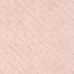 Plaid embossé en polyester 140 x 200 cm (Rose)