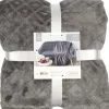 Plaid en polyester Embosse 140 x 200 cm