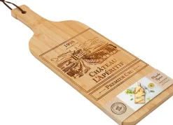 Planche apéro en bambou Bouteille de vin 50 cm