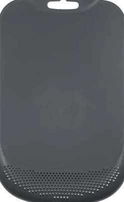Planche à découper en polypropylène avec passoire intégrée (Gris)