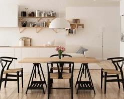 Plateau de table en pin 160 x 80 cm Kit Line