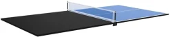 Plateau 2 en 1 dinatoire et Ping Pong pour billard convertible table 8 personnes Arizona (Noir grainé)
