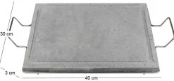 Plateau en pierre 40x30 cm Lavica
