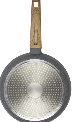 Poele en aluminium forgé manche effet bois (20 cm)