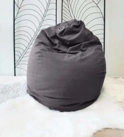Poire en coton déhoussable Flo (Gris Anthracite)