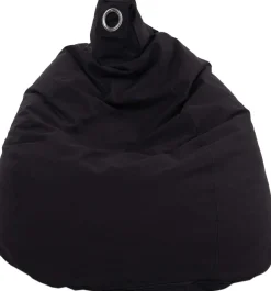 Poire en coton déhoussable Flo (Noir)