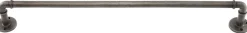 Porte-serviette en fer Antique 60 cm (Argent)