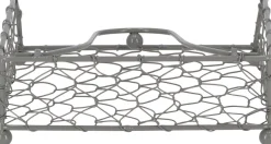 Porte serviettes grillagé en métal