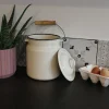 Pot à lait en émail Classic15 x 20 cm (Crème)