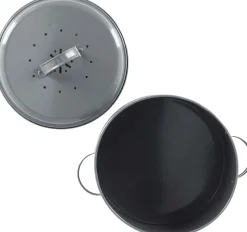 Poubelle de cuisine à compost ronde 6 litres (Gris)