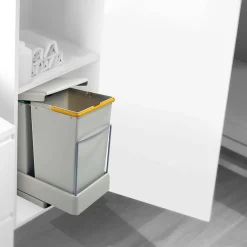 Poubelle de recyclage extraction automatique2 conteneurs de 14 litres
