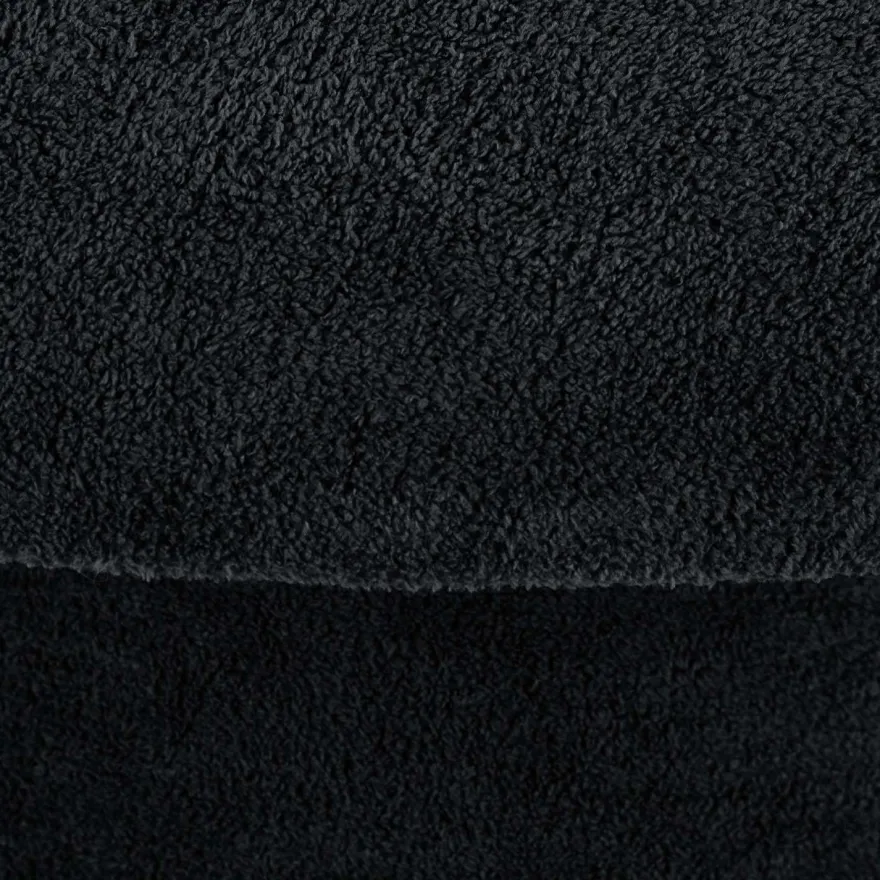 Pouf en velours Mushroom (Noir)