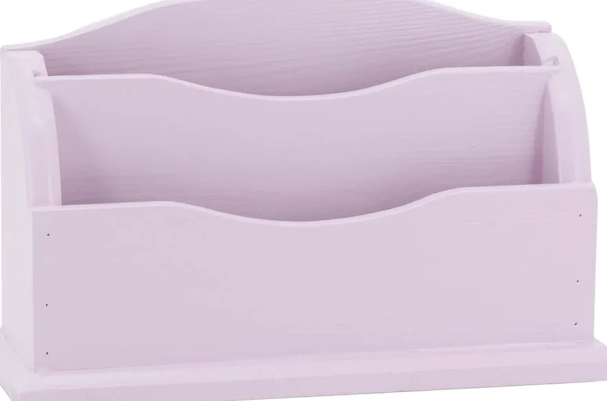Range courrier en pin (Rose)