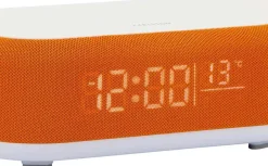 Reveil avec chargeur induction et enceinte Bluetooth Vogue (Orange)