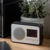 Réveil avec radio FM Retro (Noir)