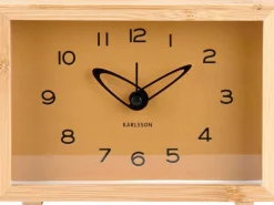 Réveil matin en bambou Tipico (Ocre jaune)