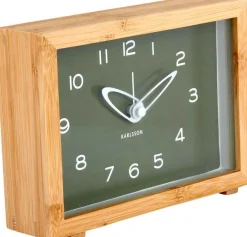 Réveil matin en bambou Tipico (Vert)