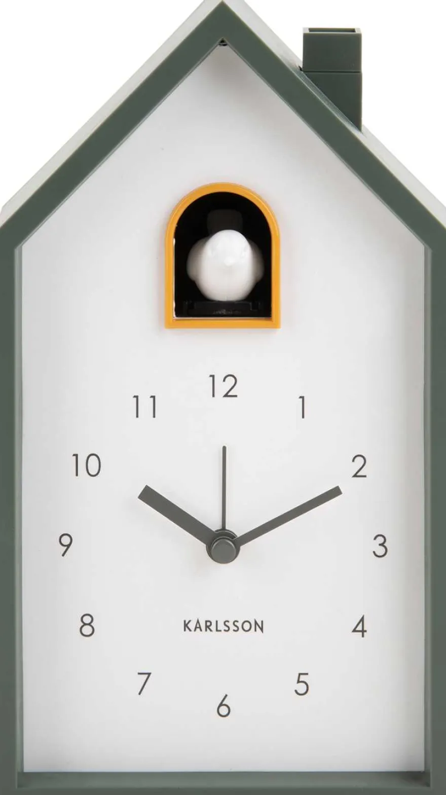 Réveil matin Modern Cuckoo (Vert jungle)