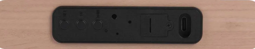 Réveil matin Retro Flat led (Gris souris)