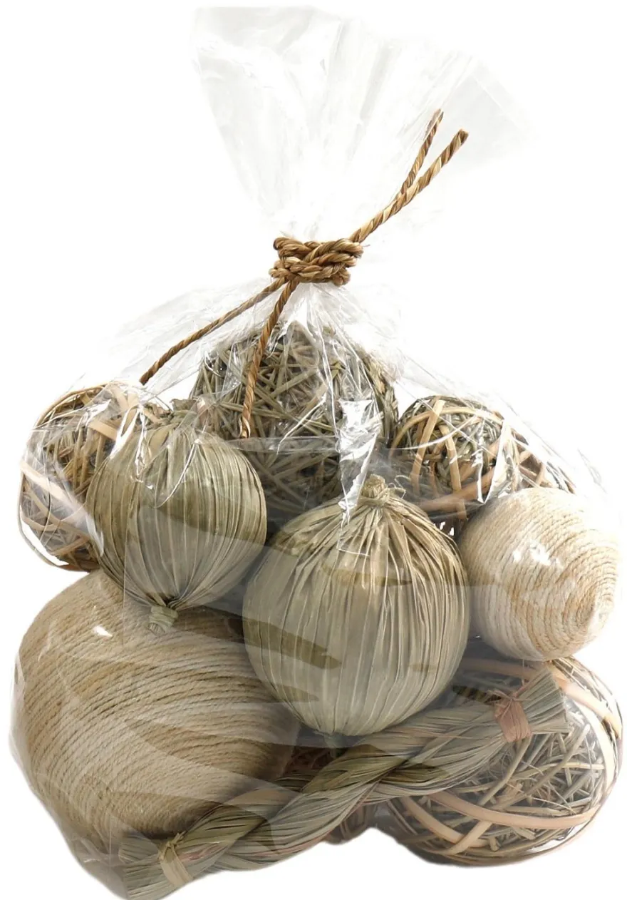 Sachet de boules séchées Natural (24 x 22 cm)