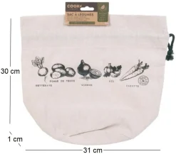 Sac à légumes réutilisable Eco concept (Lot de 3)