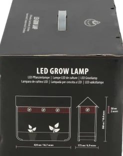 Serre avec lampe de croissance design (Noir)