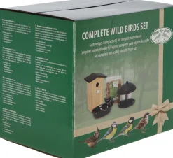 Set abri mangeoire et graines oiseaux (Pour oiseaux du jardin)