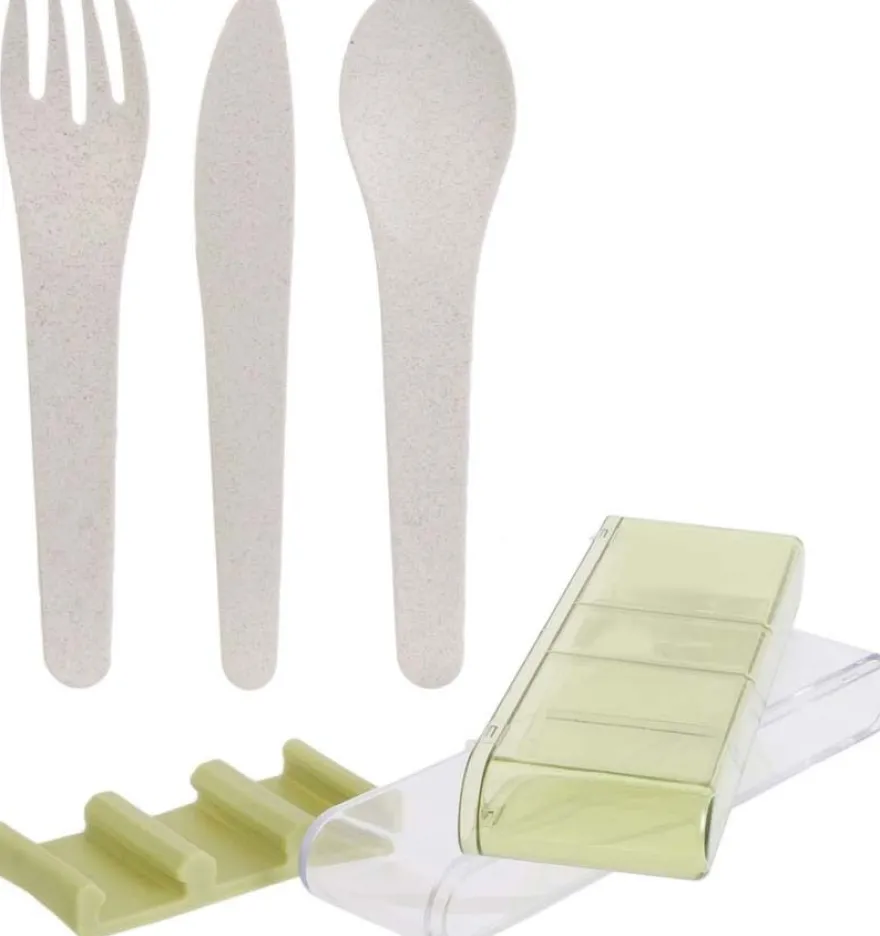Set de couverts à emporter Eco concept (Vert)