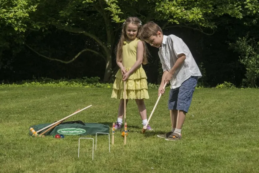 Set de croquet enfant en bois