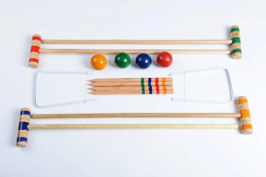 Set de croquet enfant en bois