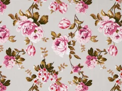 Set de table en vinyle 40 x 30 cm (Lot de 6) (Roses fond beige)