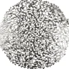 Set de table rond feuillage 38 cm (Argenté)
