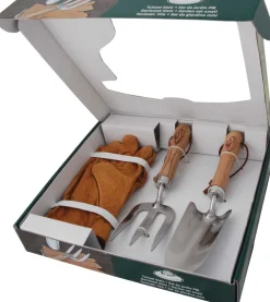 Set d'outils de jardin à main avec gants