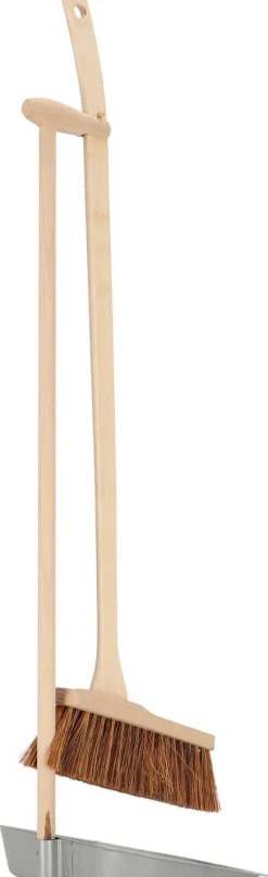 Set pelle et balai en bois dde hêtre et acier