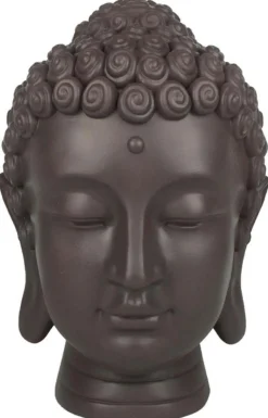 Statuette tête bouddha en polyrésine