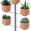 Support à plantes avec 5 pots Terrapotta