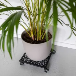 Support à plantes en fonte (Carré)