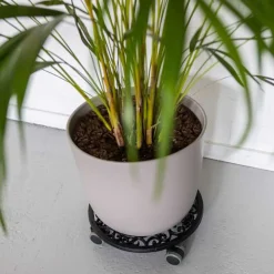 Support à plantes en fonte (Rond)