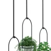 Support à plantes Triflora (Blanc et noir)