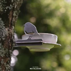 Support pour bol mangeoire en acier corten Bird